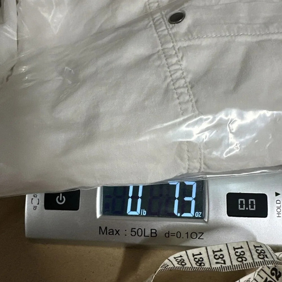 Eileen Fisher White Organic Linen Crop Cargo Utility Pants Womens Sz 8 Gorpcore‎ - Picture 9 of 9